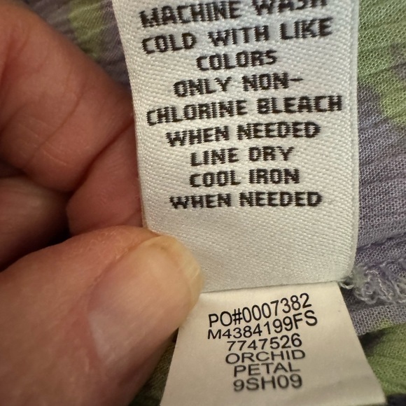 Fever gorgeous top in Liliac/mint green size M - Picture 8 of 10